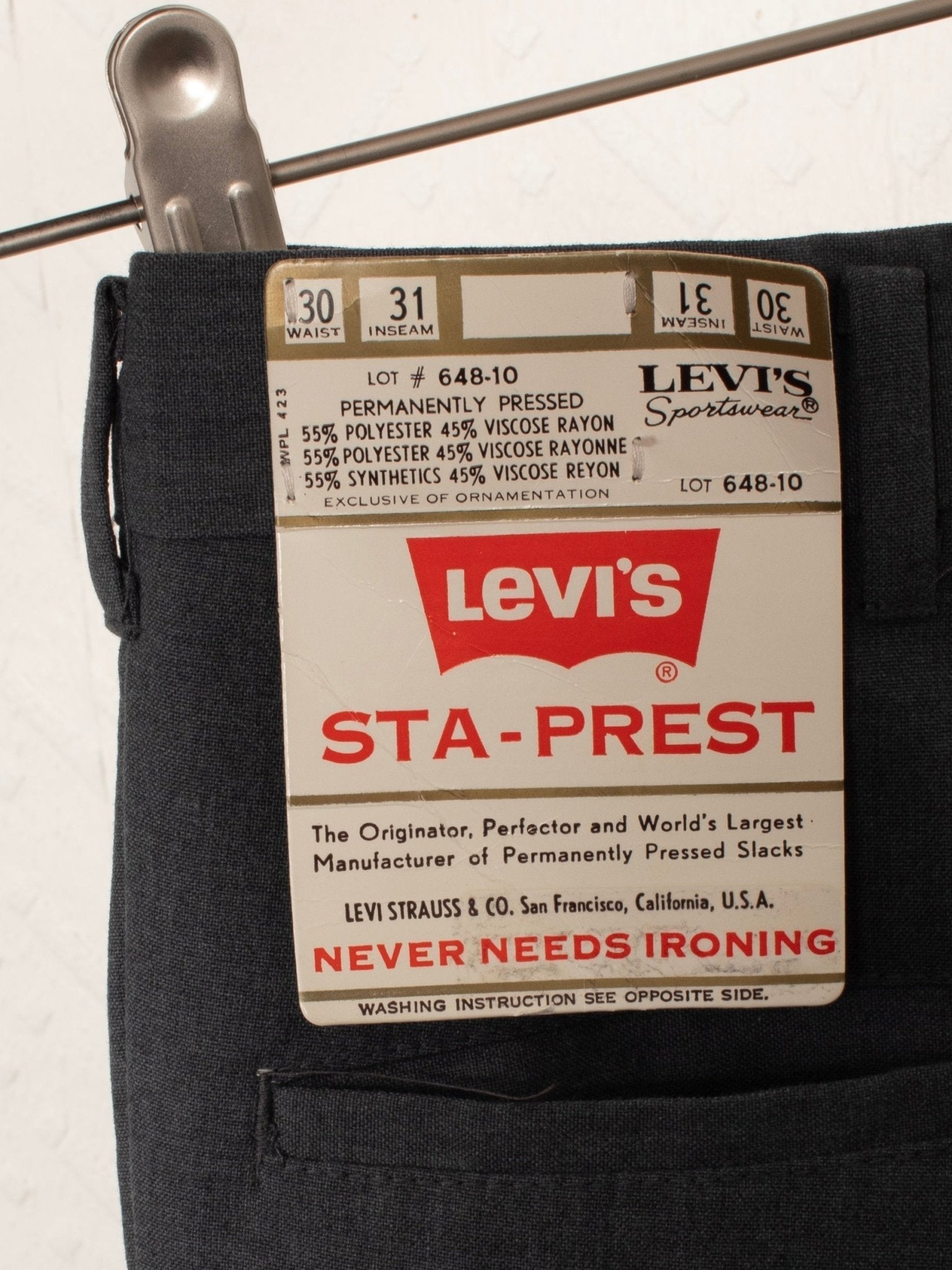 vintage 60s Levi's Sta-Prest Dress Pants