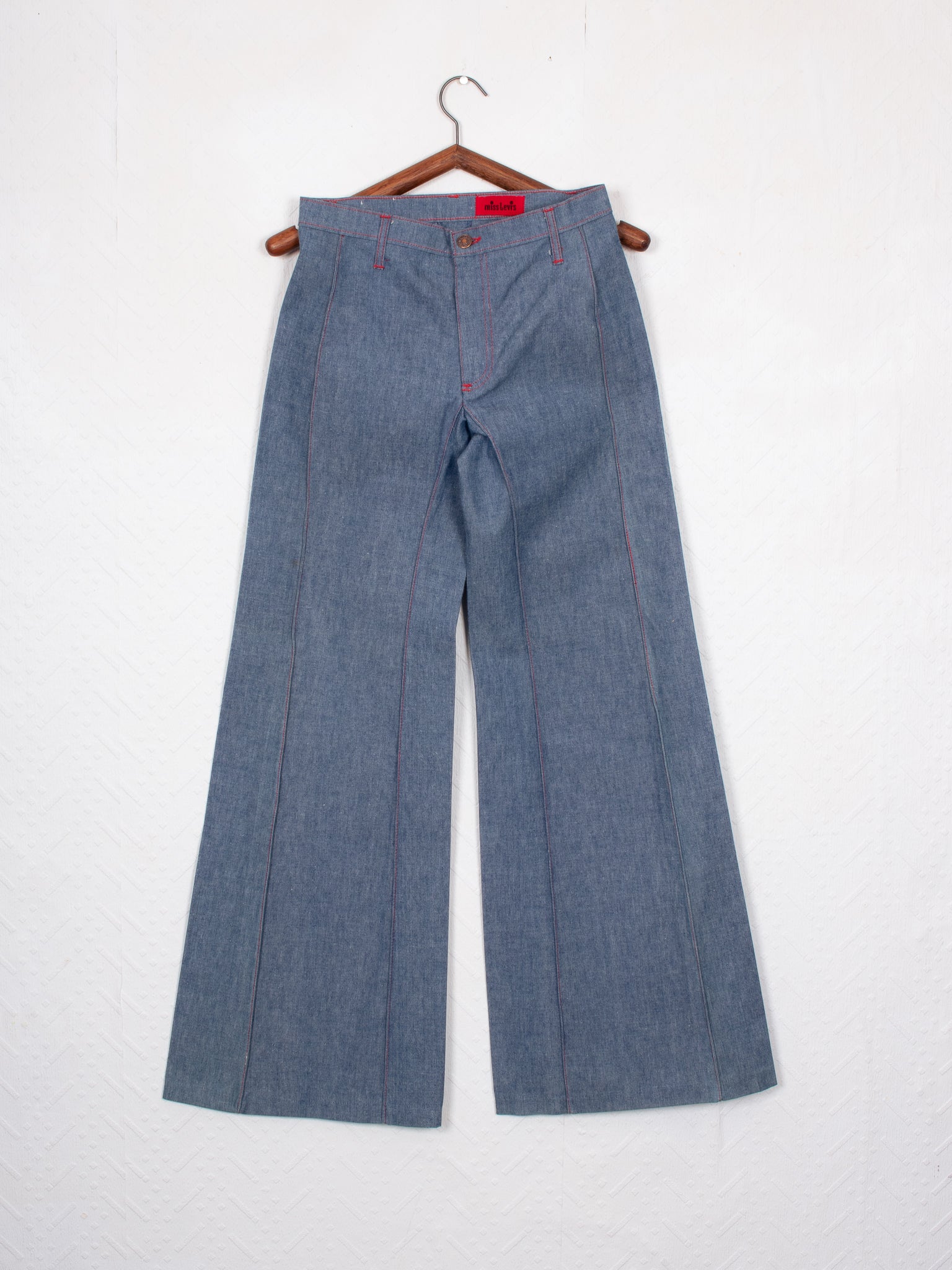vintage 70s Miss Levi's Chambray Flares