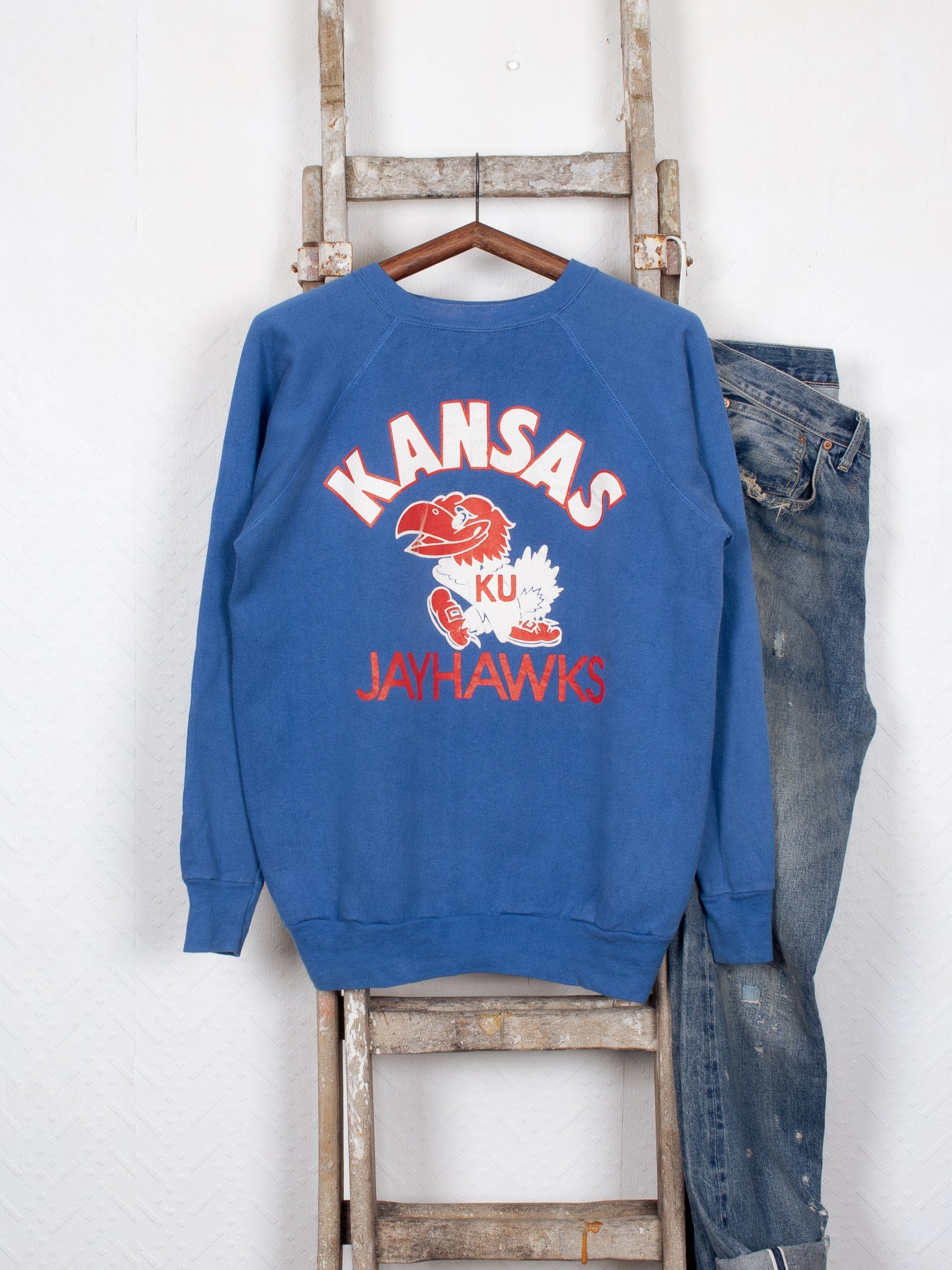 vintage 80s Kansas Uni Jayhawks Sweatshirt